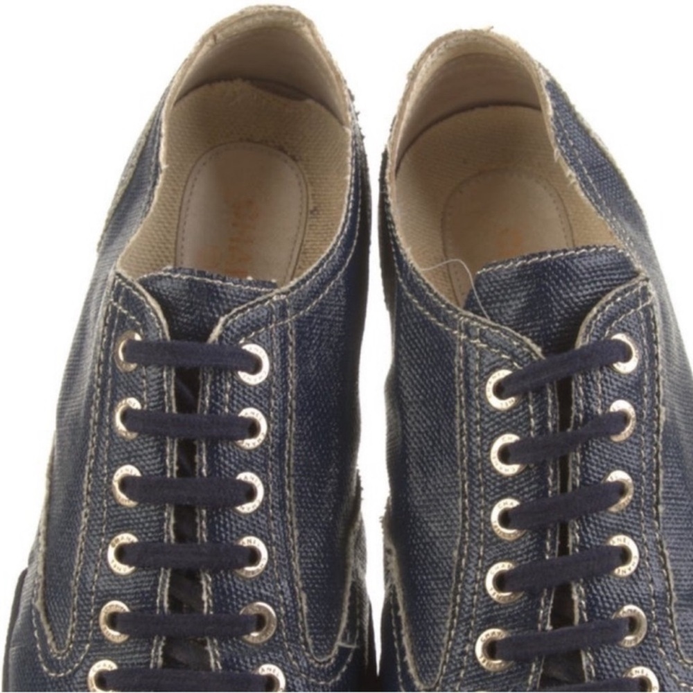 Chanel Vintage CC Interlocking Sneakers Size 38 - Picture 5 of 6